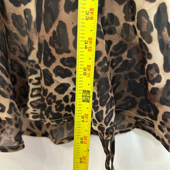 Casual leopard print dress size M - Picture 5 of 5